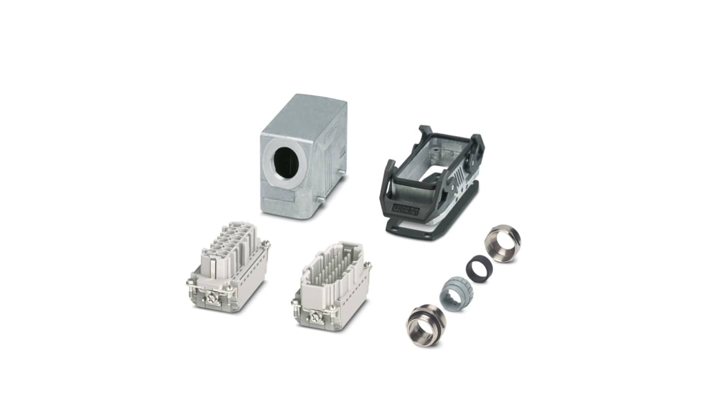 Phoenix Contact Connector Set, 16 Way, 16A, HC-STA, 500 V