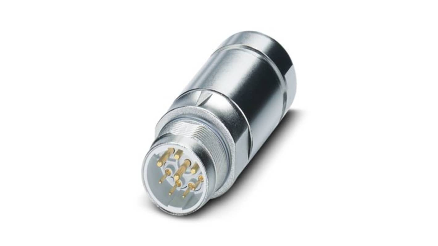 Phoenix Contact Circular Connector, 6 Contacts, Cable Mount, M23 Connector, Plug, Male, IP67, SF Series