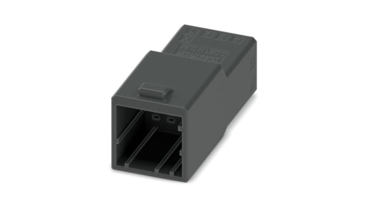 Phoenix Contact DD21H Series PCB Connector, 8-Contact, 2.5mm Pitch, Snap-In, 1-Row, Crimp Termination