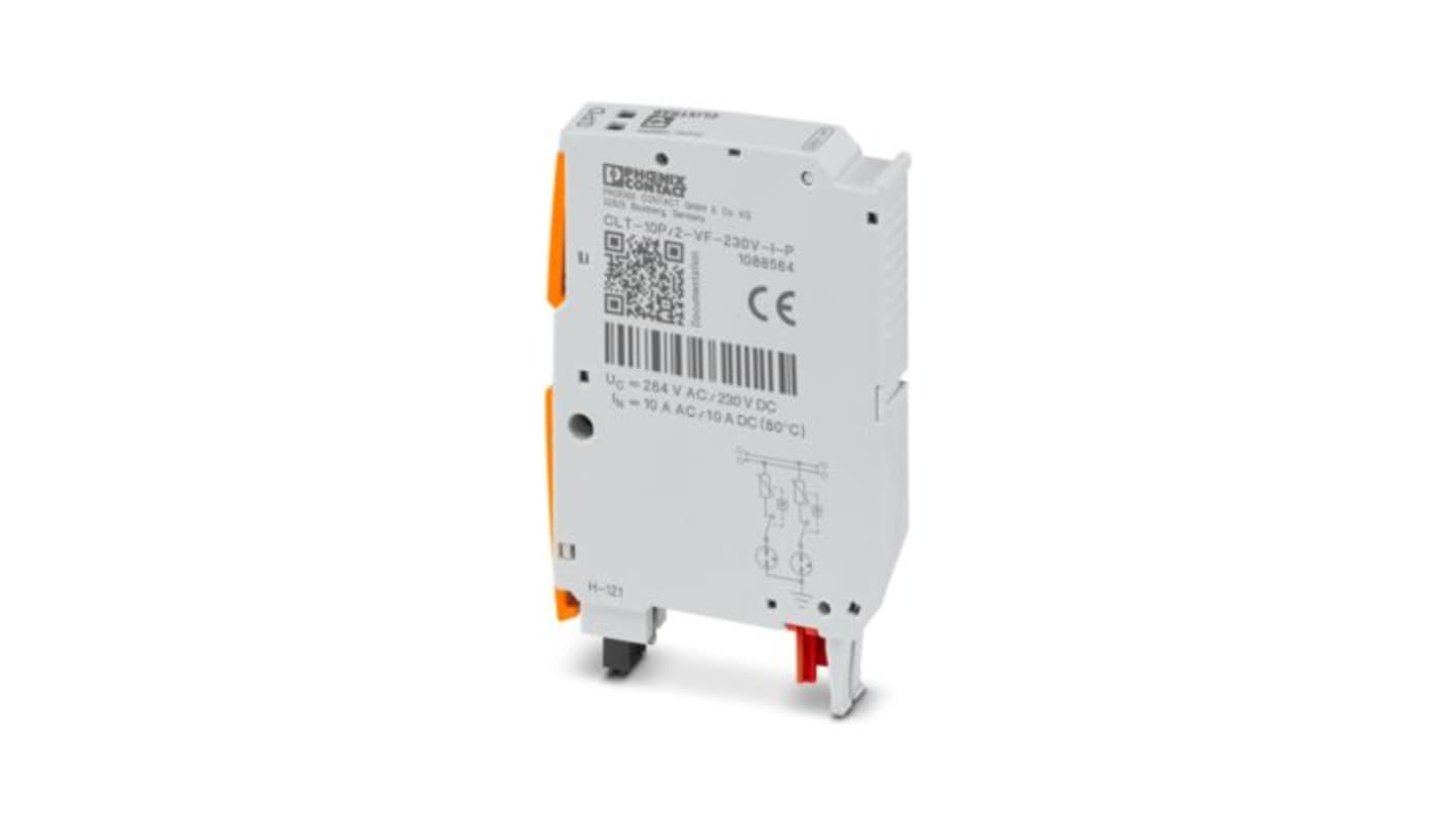 Phoenix Contact Surge Protector, 6kA, 264V ac, Base Mounting Mount