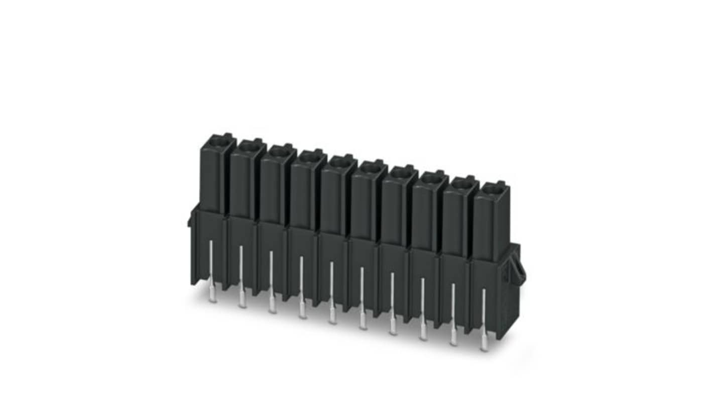 Phoenix Contact IMCV Series Vertical Wave Soldering PCB Header, 4 Contact(s), 3.5mm Pitch, 1 Row(s), Shrouded