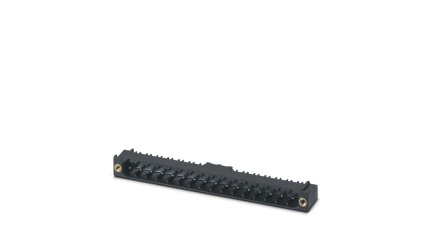 Phoenix Contact CC Series Straight Through Hole PCB Header, 24 Contact(s), 5mm Pitch, 1 Row(s), Shrouded