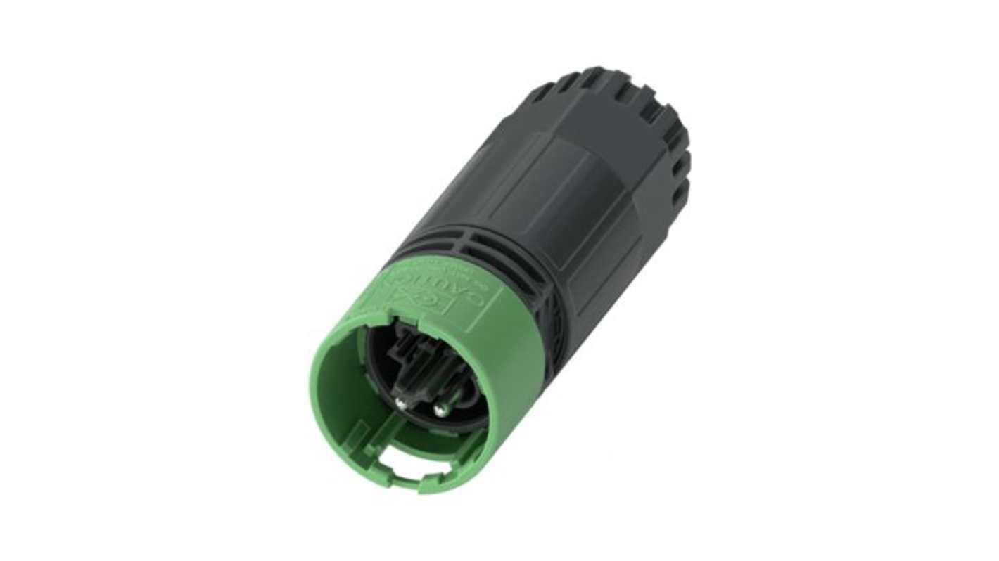 Phoenix Contact Connector, 2 Contacts, Screw, Plug, Male, IP66, IP68, IP69, PRC 20 Series