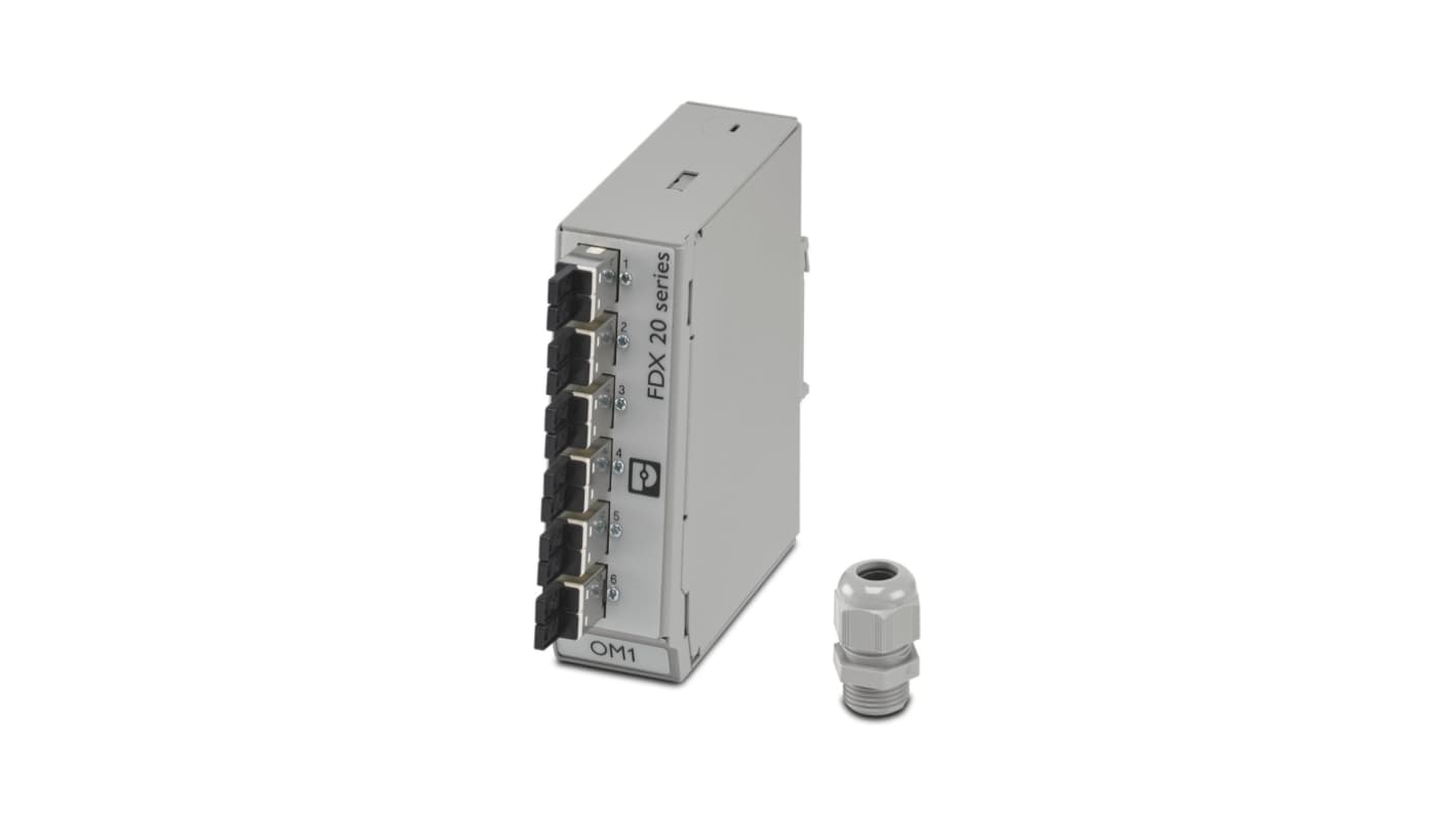 Phoenix Contact FOC Series Splice Box for Use with DIN Rail Terminal