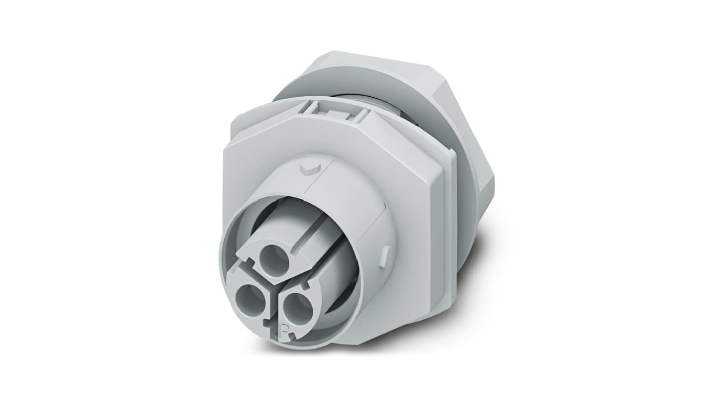 Phoenix Contact Circular Connector, 3 Contacts, Panel Mount, M25 Connector, Socket, Female, IP66, IP68, IP69K, IPD