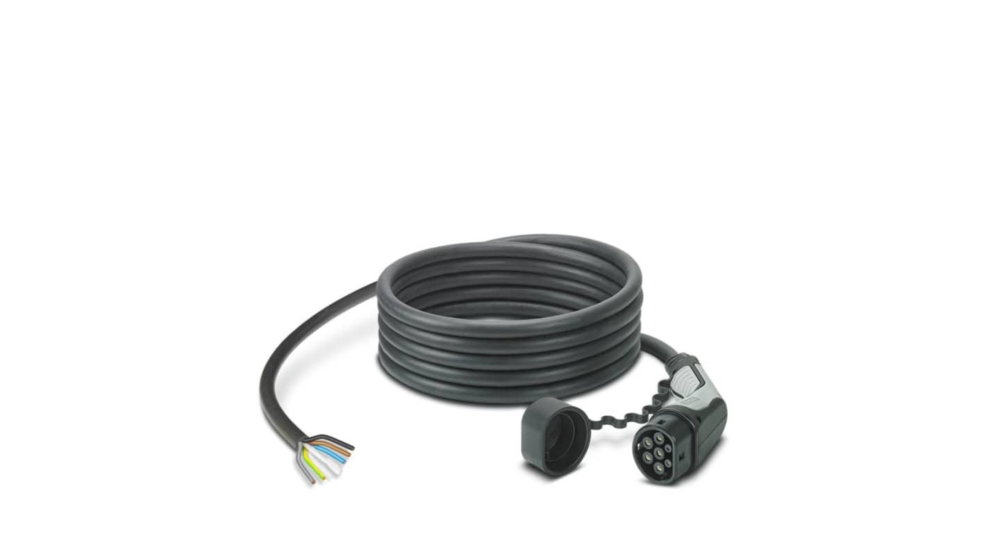 Phoenix Contact 32 A Mode 3, Type 2, EV Charging Cable 4.5m