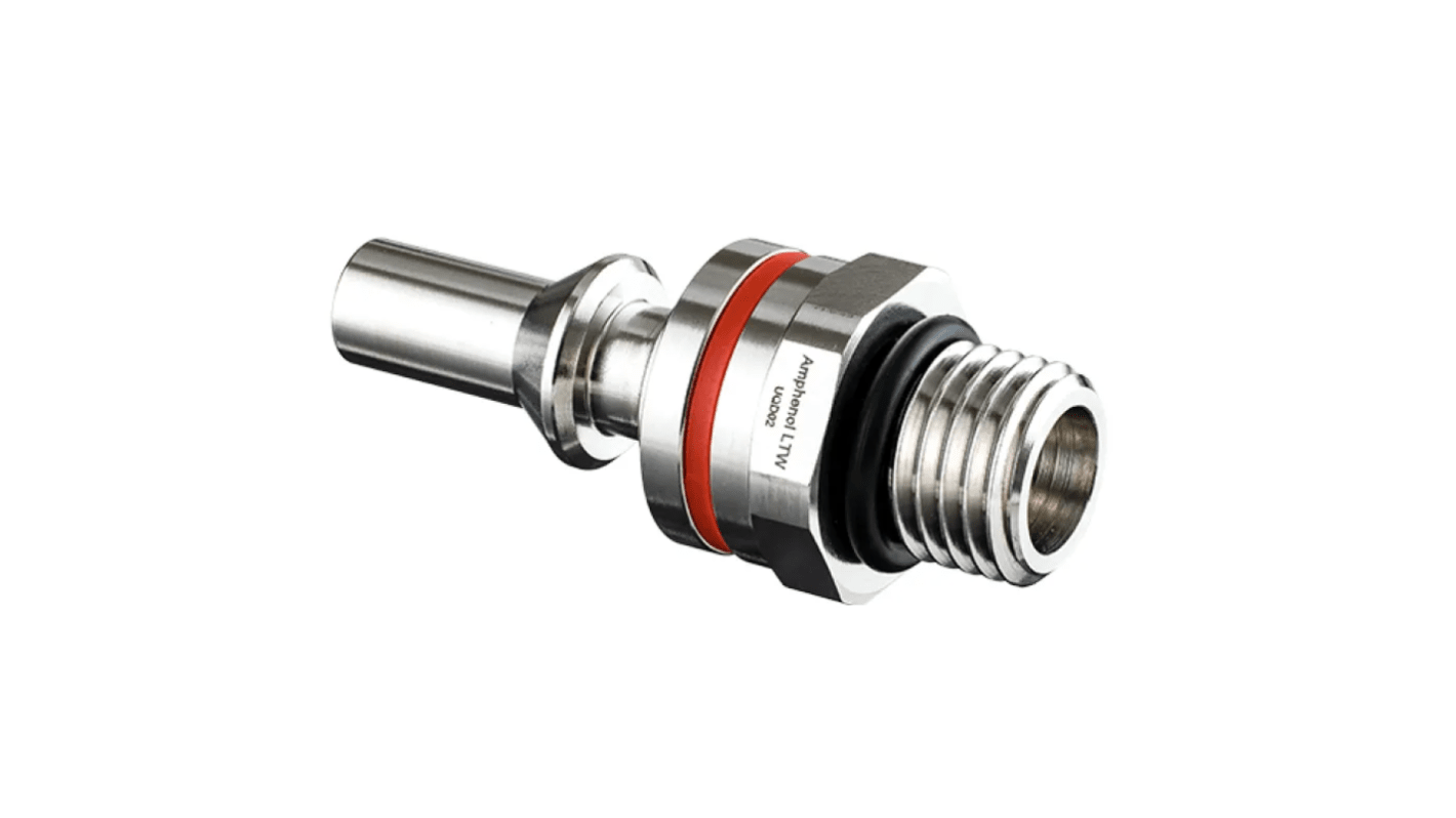 Amphenol Industrial Connector, Push-Pull, 7/16 in Connector, Plug, Male, SQD02 Series