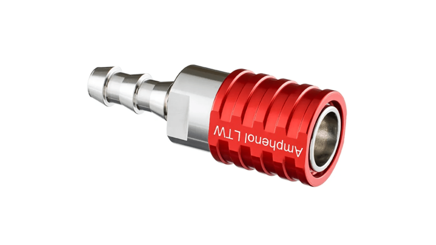 Amphenol Industrial Connector, Push-Pull, 1/4 in Connector, Socket, Female, SQD02 Series