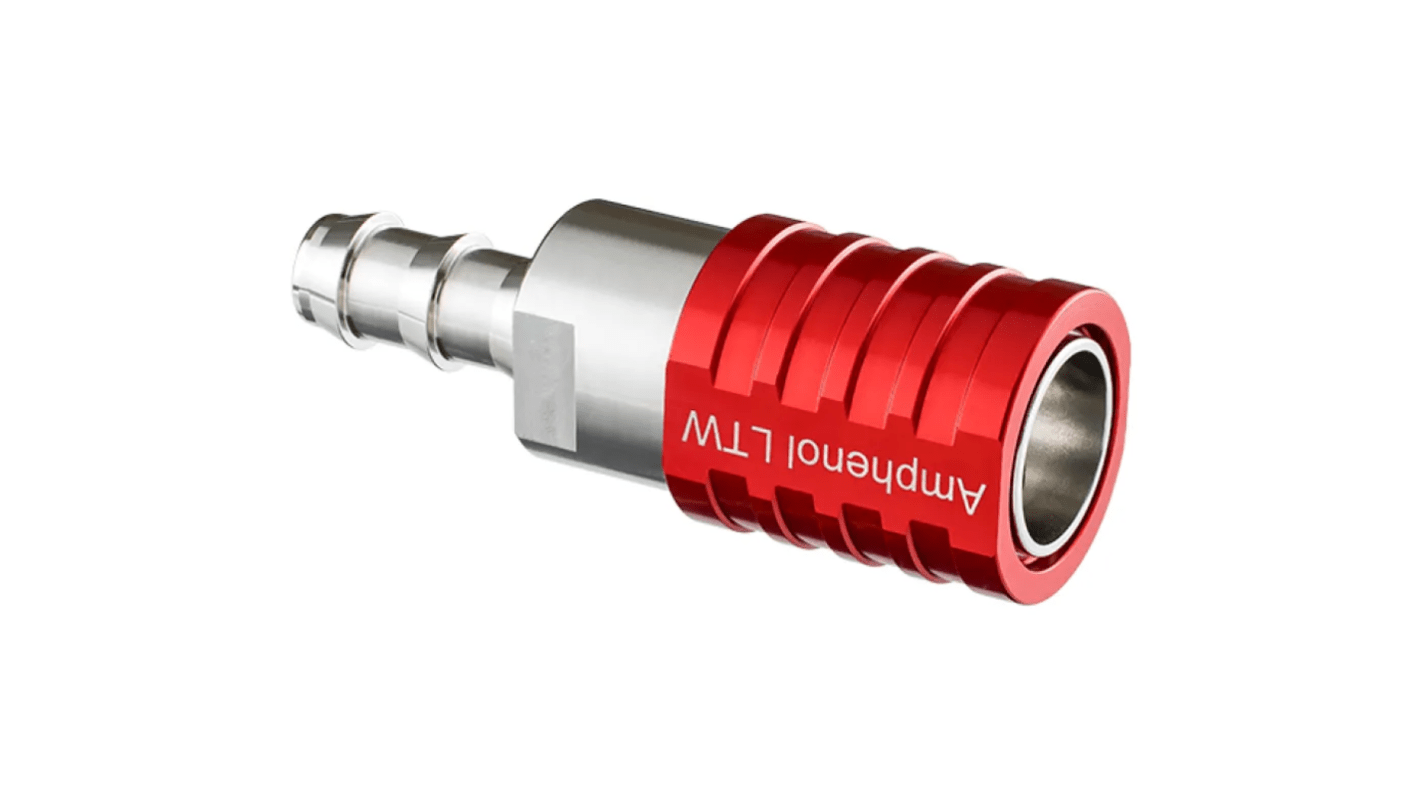 Amphenol Industrial Connector, Push-Pull, 3/8 in Connector, Socket, Female, SQD04 Series