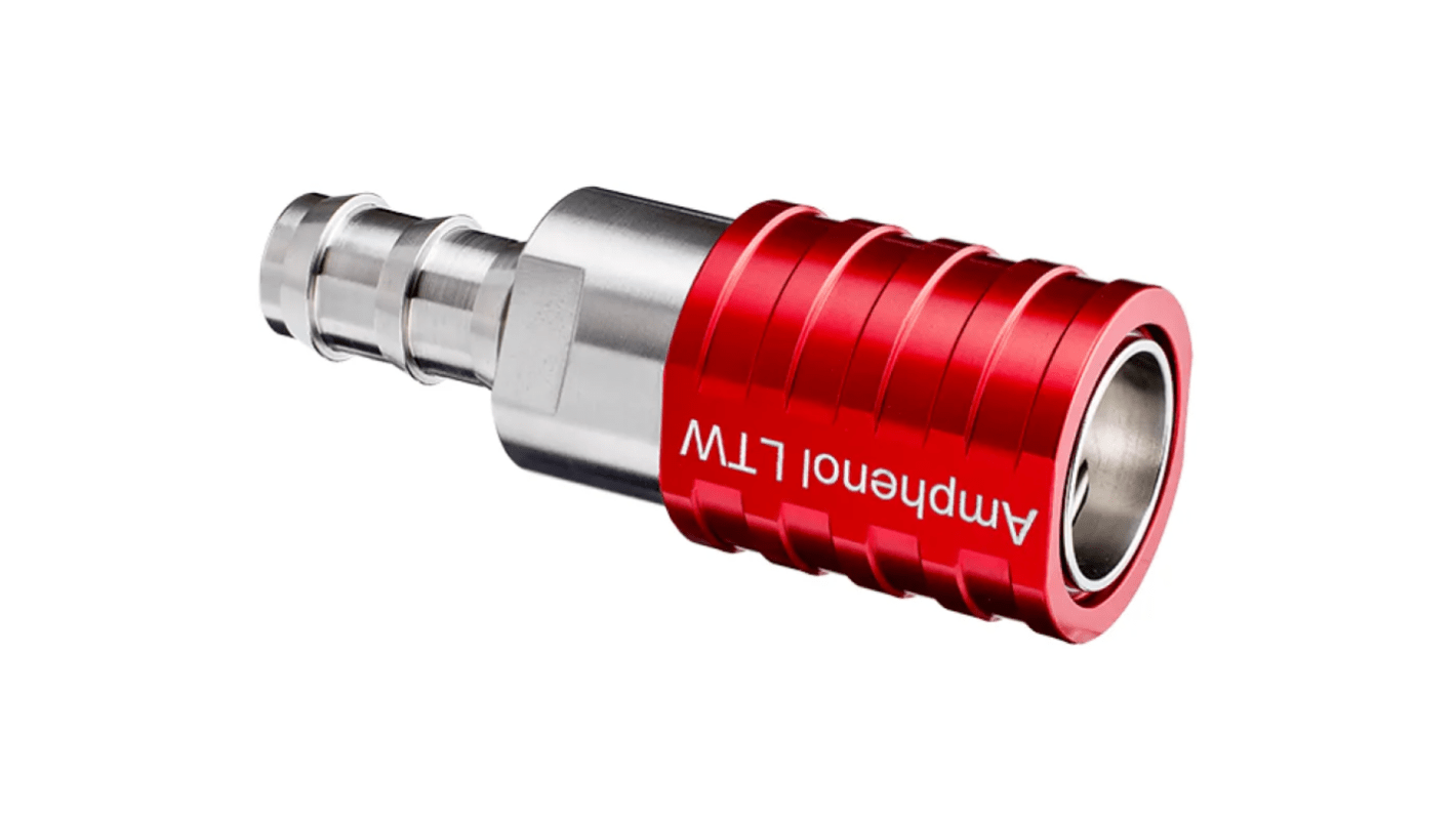 Amphenol Industrial Connector, Push-Pull, 1/2 in Connector, Socket, Female, SQD06 Series