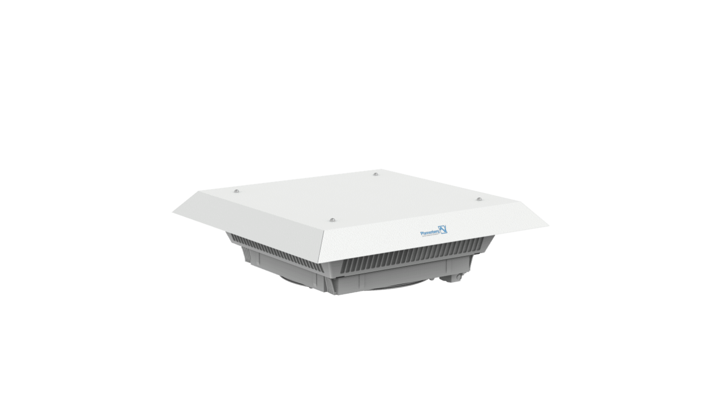 Pfannenberg 11681102055 Series Filter Fan, 230 V ac, ac Operation, 570m³/h Filtered, 880m³/h Unimpeded, IP54, 470 x 470
