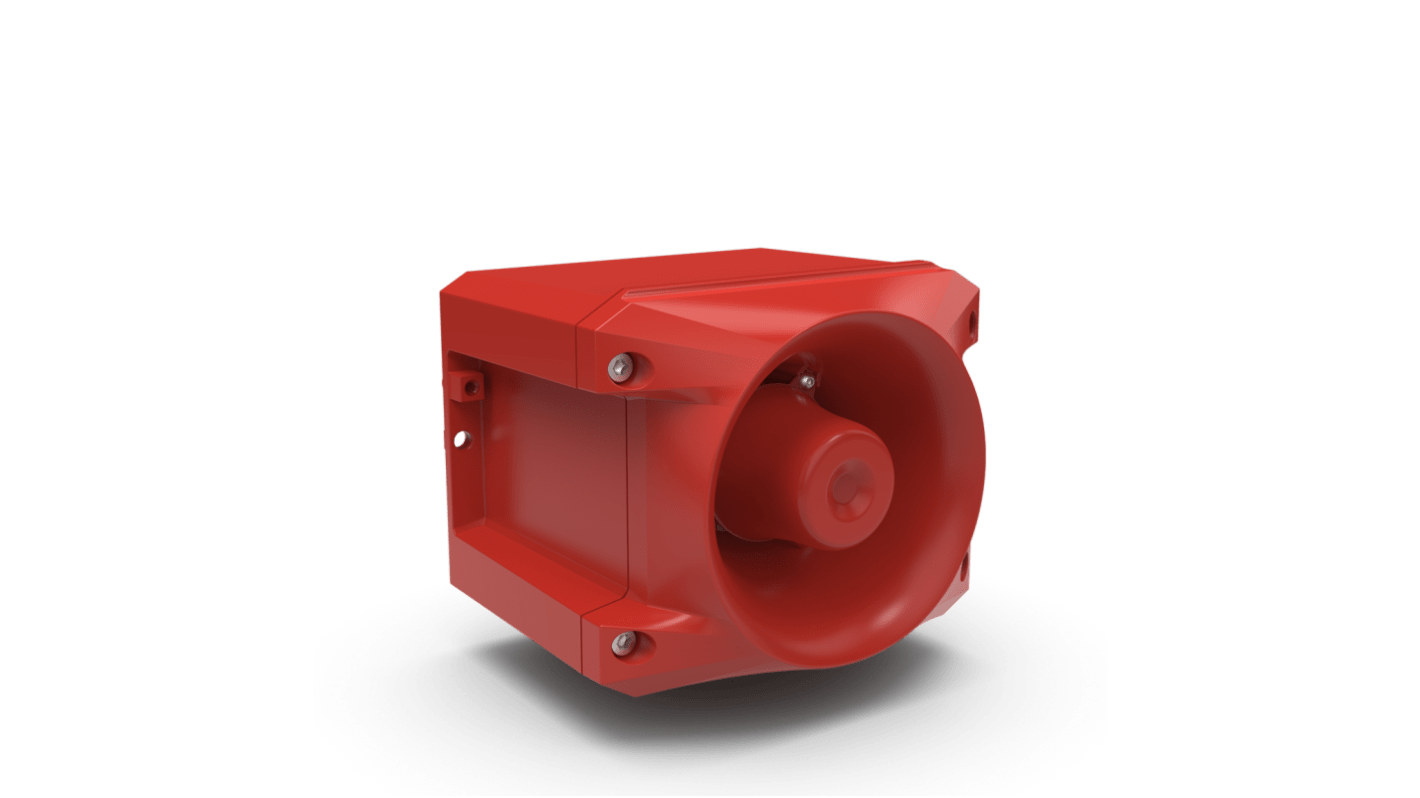 Pfannenberg 电子报警器, 105 → 350V dc电源, 80音调, 1米外105dB, IP66, 23150640000系列