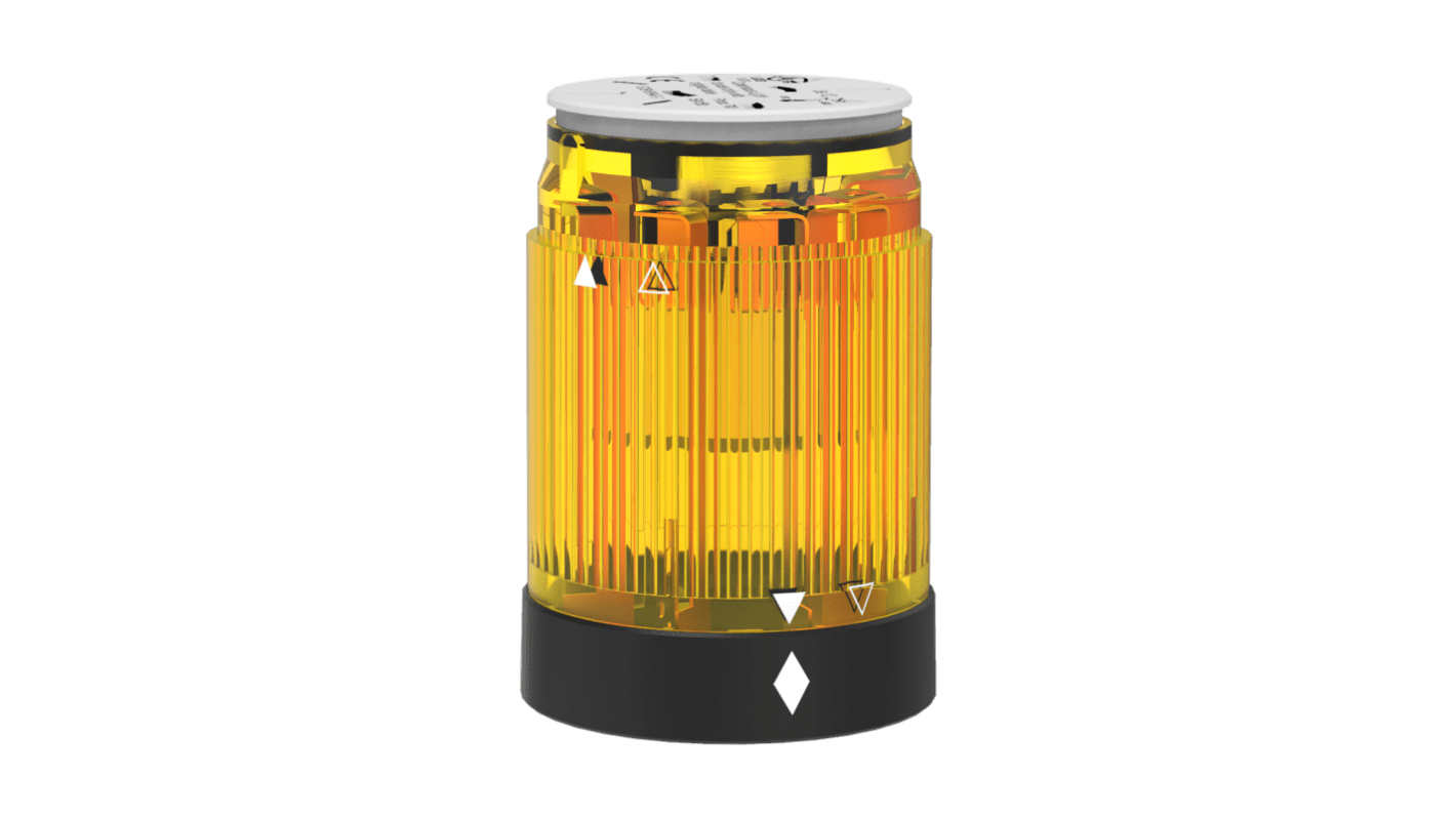 Pfannenberg 28250376033 Series Yellow Continuous lighting Effect Signal Tower for Use with Everywhere Where Machine