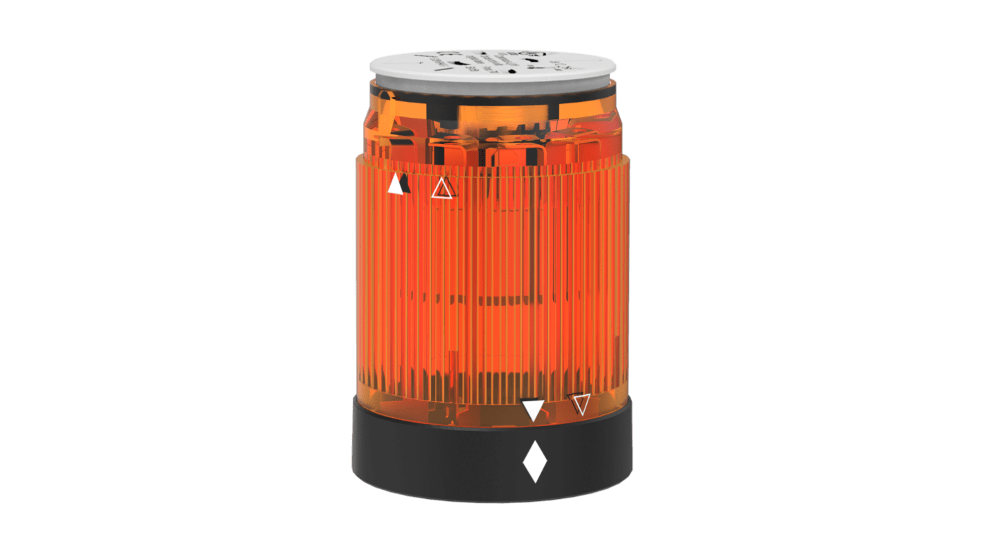Pfannenberg 28250376042 Series Amber Continuous lighting Effect Signal Tower for Use with Everywhere Where Machine