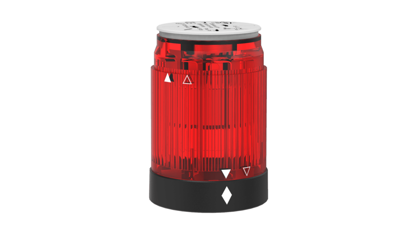 Pfannenberg 28250376055 Series Red Continuous lighting Effect Signal Tower for Use with Everywhere Where Machine