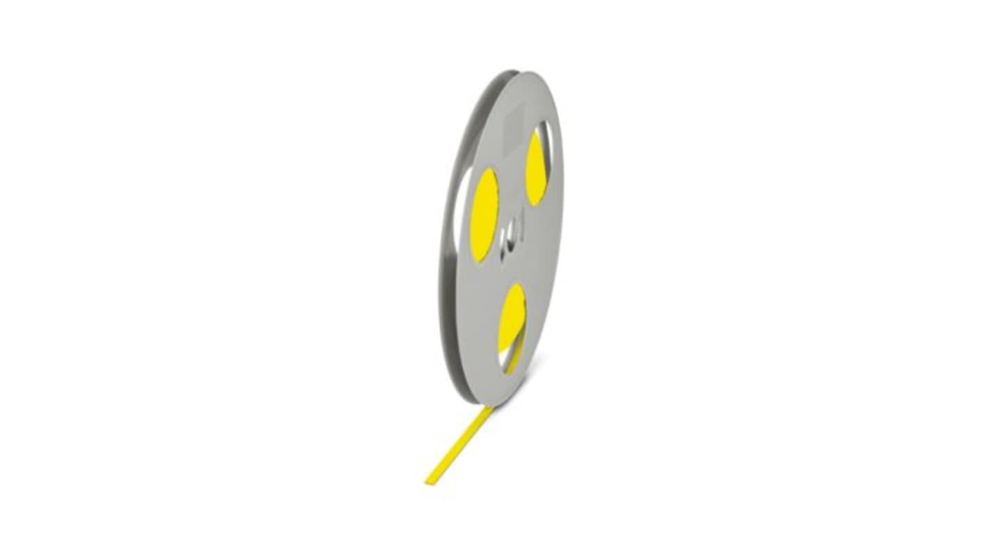 Phoenix Contact Halogen Free Heat Shrink Tubing, Yellow 6mm Sleeve Dia. x 100m Length, 800 Series