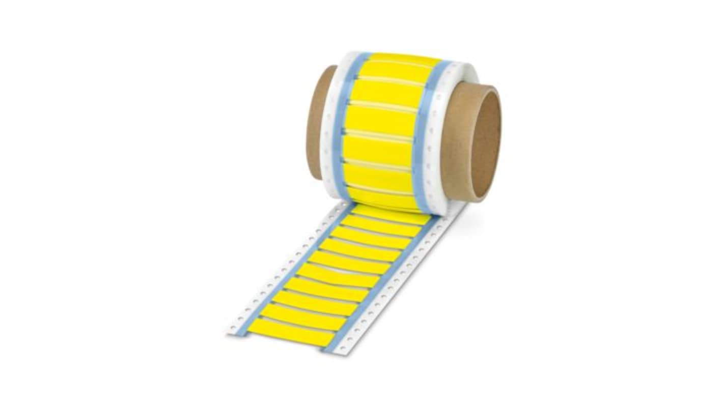 Phoenix Contact Halogen Free Heat Shrink Sleeving, Yellow 3.2 → 9.5mm Sleeve Dia. x 60mm Length 3:1 Ratio, WMS