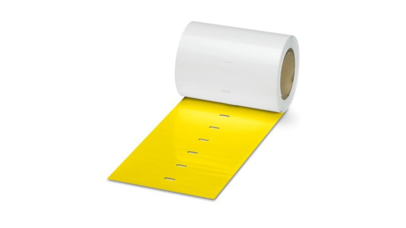 Phoenix Contact EMT Yellow Label, 103mm Width, 17mm Height, 500Per Pack Qty