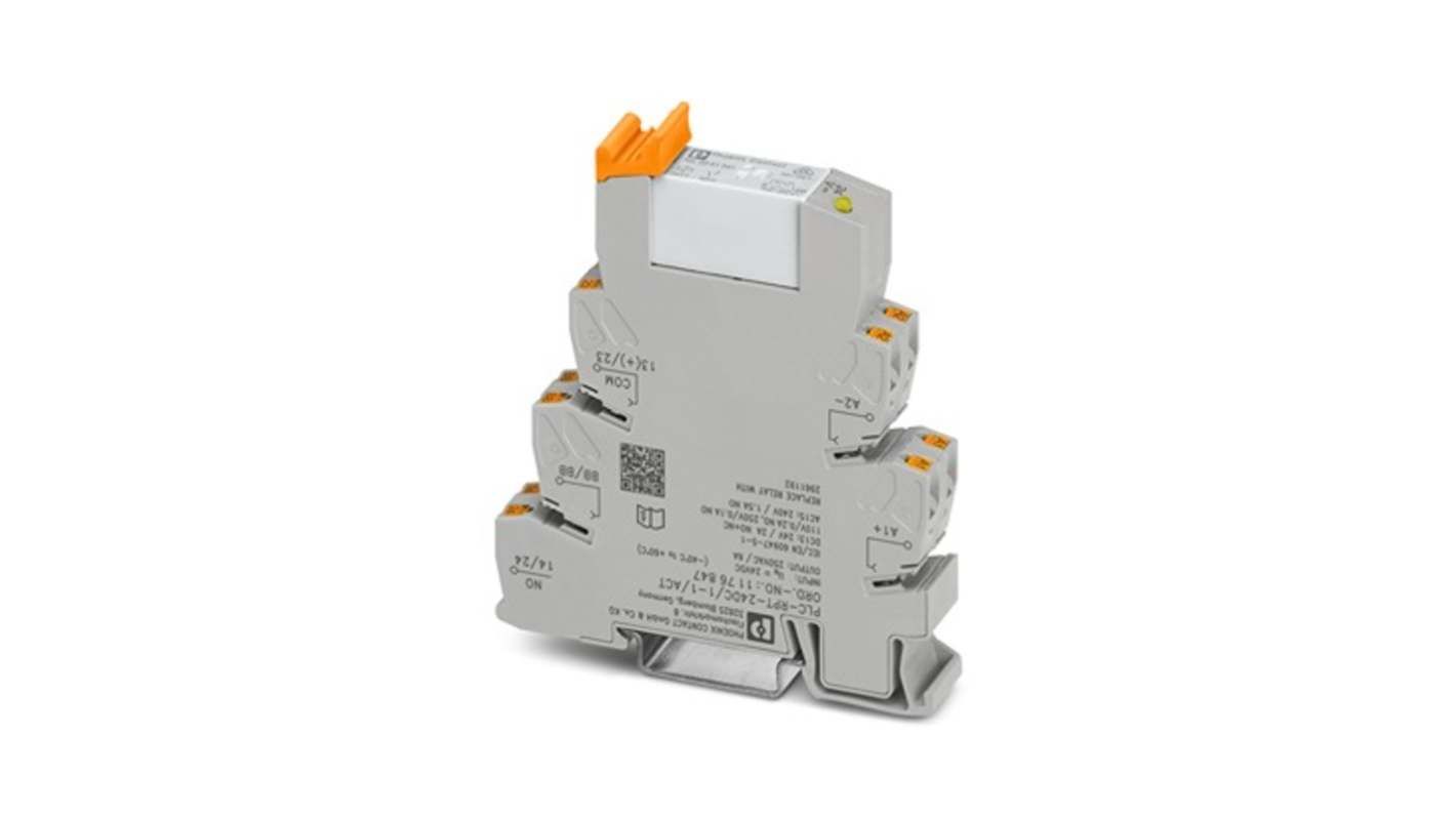 Phoenix Contact 继电器, 20.2 → 33.6V 直流电压输入, , 250V 交流/直流
