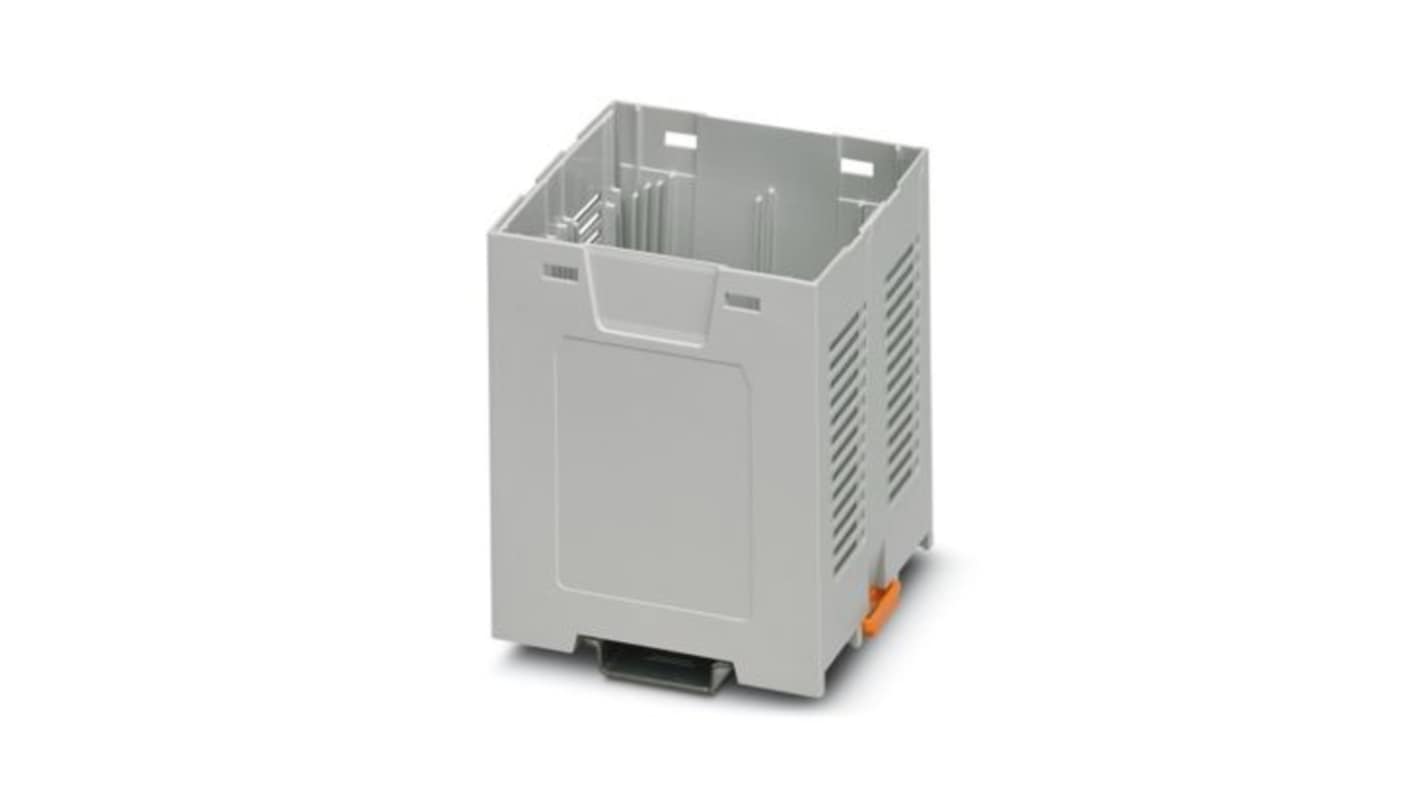 Phoenix Contact DIN Rail Housing Enclosure Type EH Series , 75 x 67.6 x 87.3mm, ABS, Polycarbonate DIN Rail Enclosure