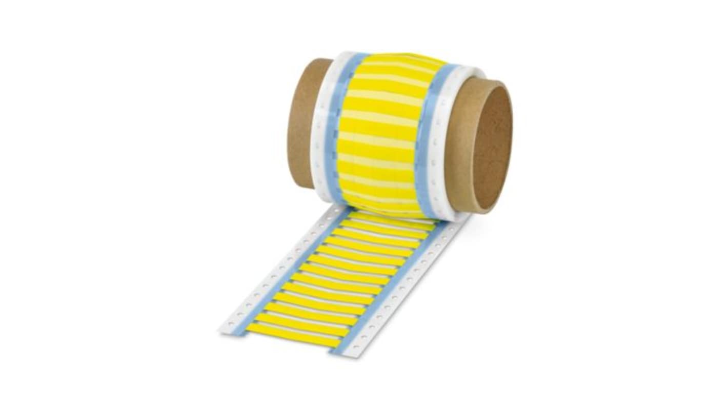 Phoenix Contact Halogen Free Heat Shrink Sleeving, Yellow 1.6 → 4.8mm Sleeve Dia. x 15mm Length 3:1 Ratio, WMS
