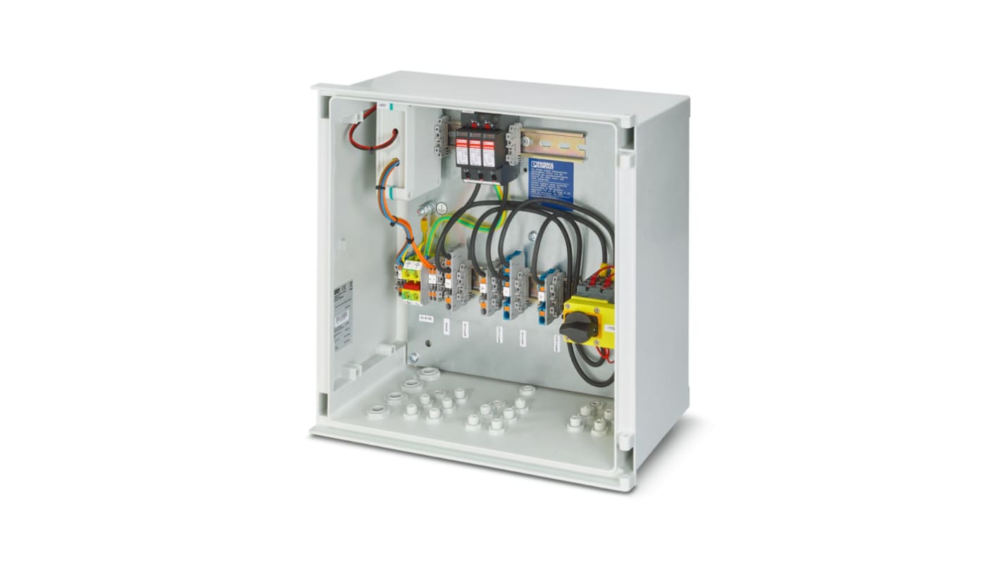 Phoenix Contact Surge Protector, 40A, 1000V dc, Wall Mount Mount