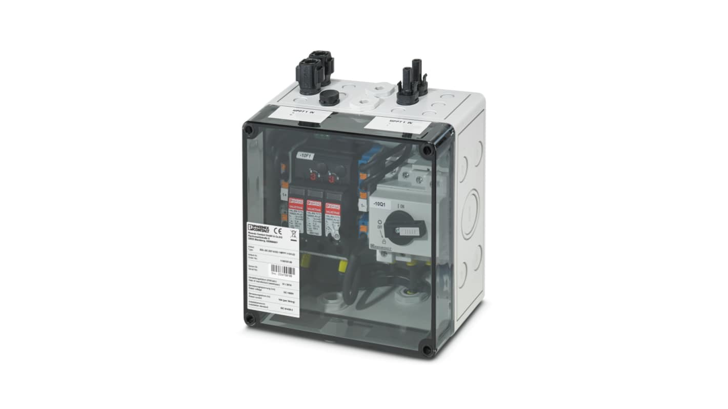 Phoenix Contact Surge Protector, 32A, 1000V dc, Screw Mount Mount