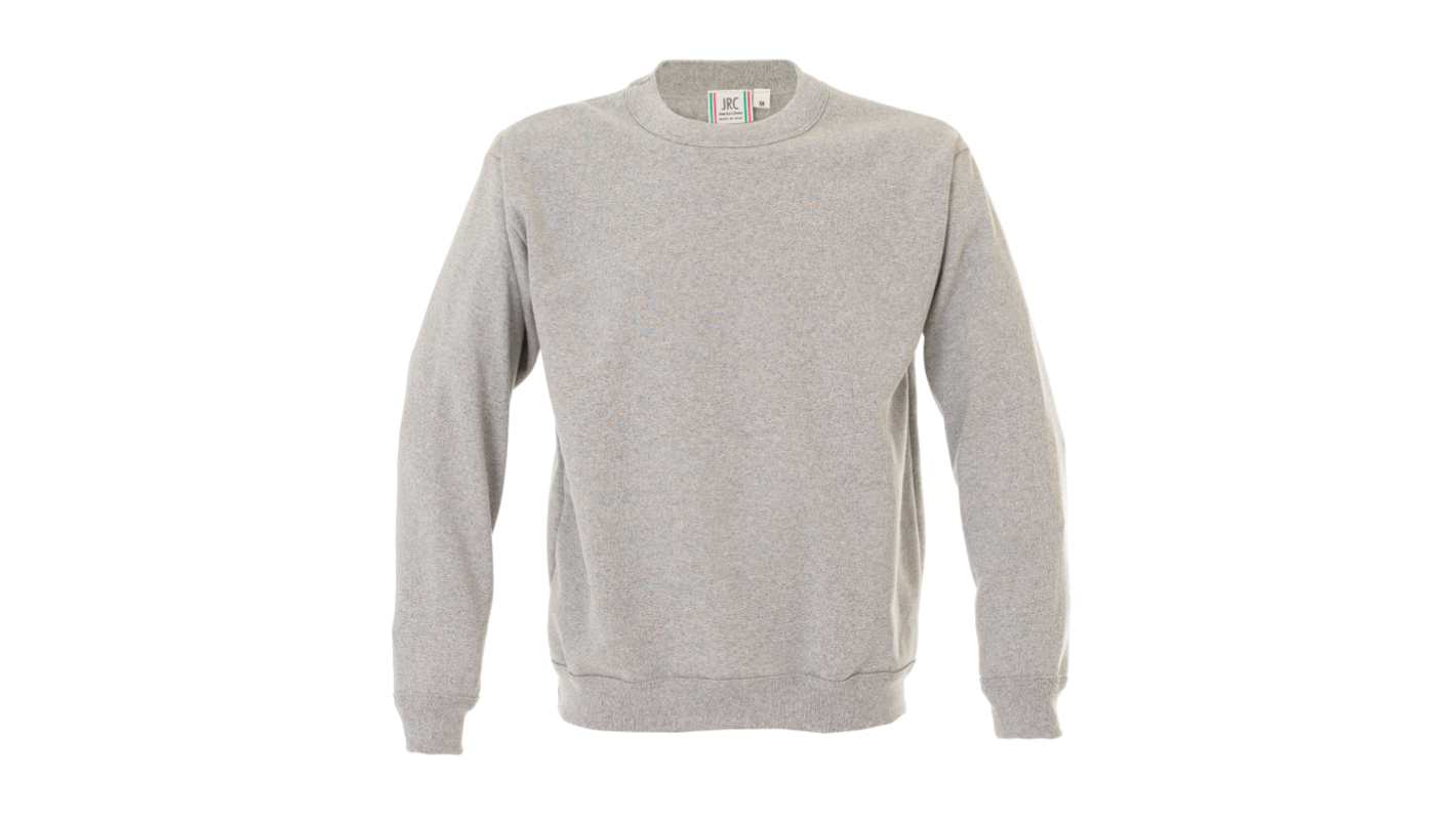 JRC 988281 Light Grey 30% Polyester, 70% Cotton Sweat Shirt M