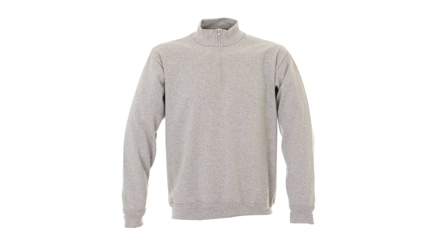 JRC 988362 Light Grey 30% Polyester, 70% Cotton Sweat Shirt M