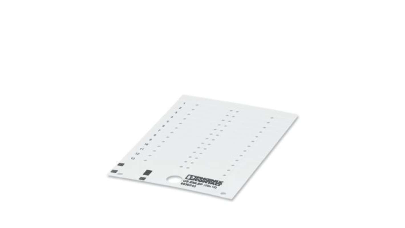 Phoenix Contact, US-EMLSP Terminal Marker for use with Terminal Blocks