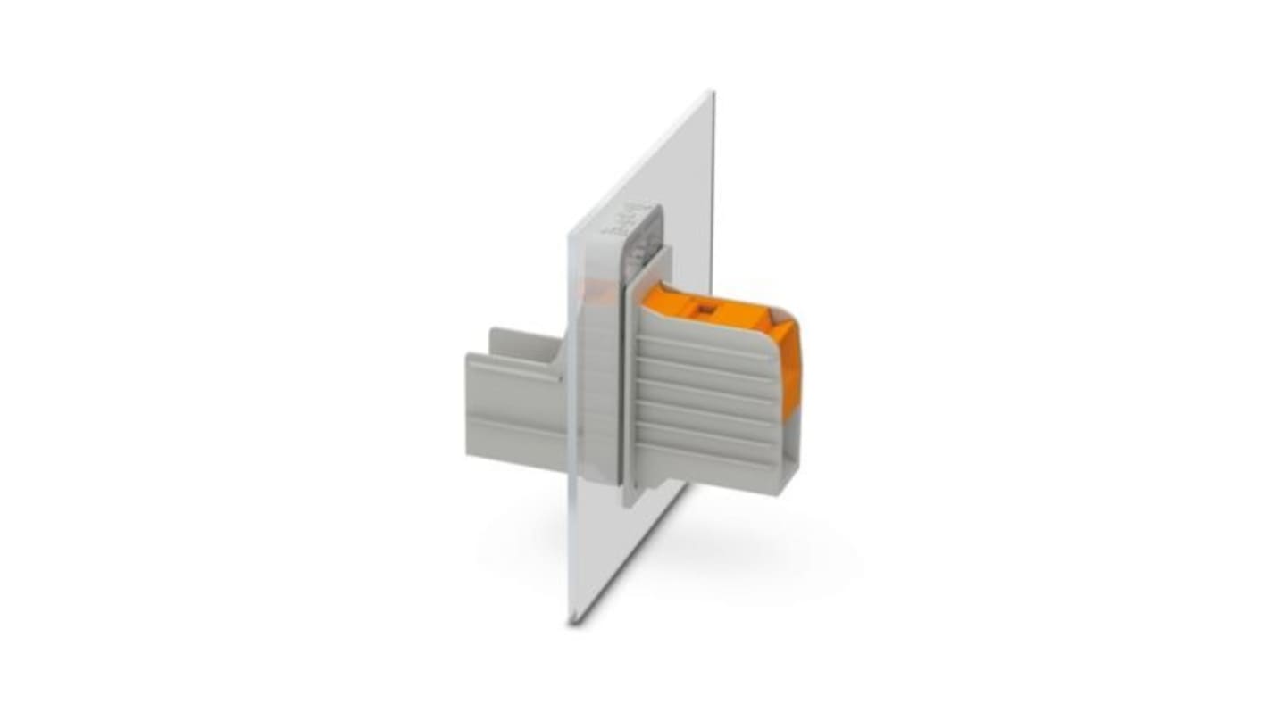 Phoenix Contact TW Series Panel Feed Through Terminal Plug, 2-Contact, 20mm Pitch, Tool-less Cable Mounting, 1-Row,