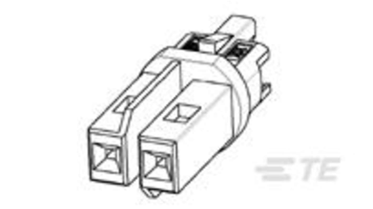 TE Connectivity 1740 Series Housing, 2-Way