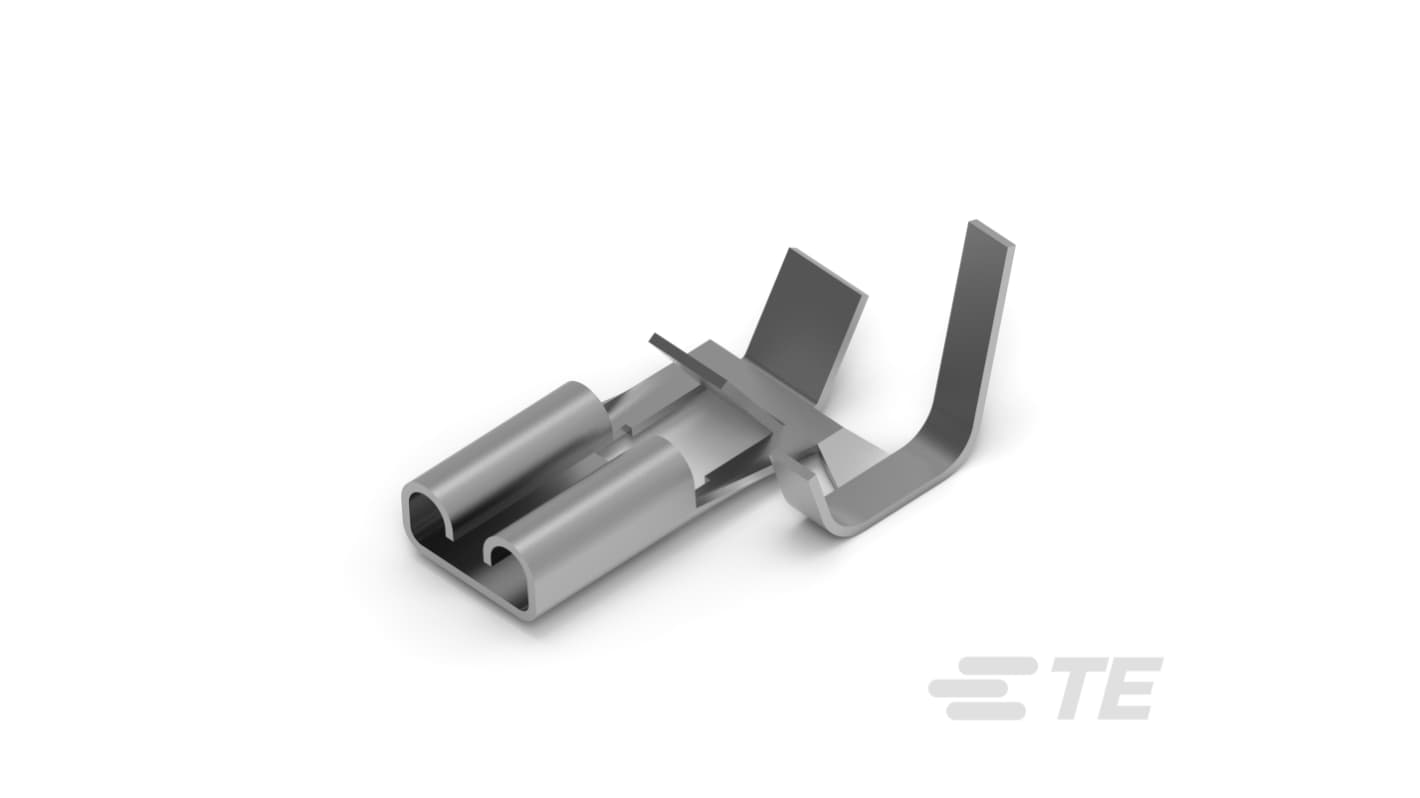 TE Connectivity FASTON 187 Series Socket Crimp Contact, 18AWG Min, 14AWG Max