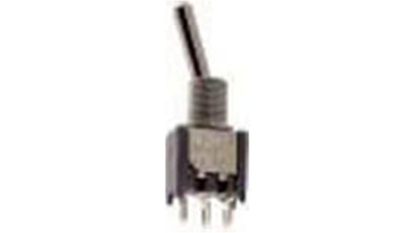 TE Connectivity Toggle Switch, On-None-Off, SPST