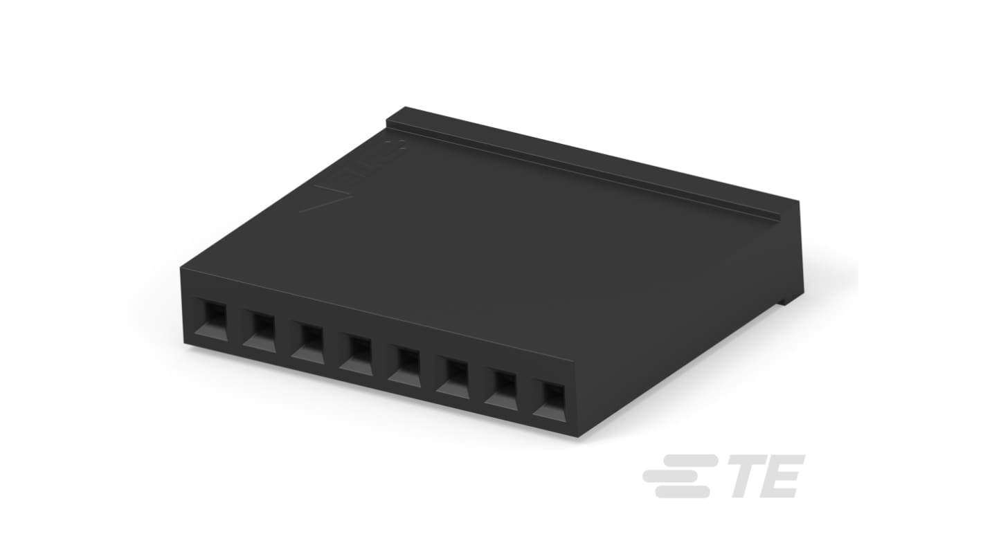 TE Connectivity, AMPMODU Receptacle Connector Housing, 2.54mm Pitch, 8 Way, 1 Row