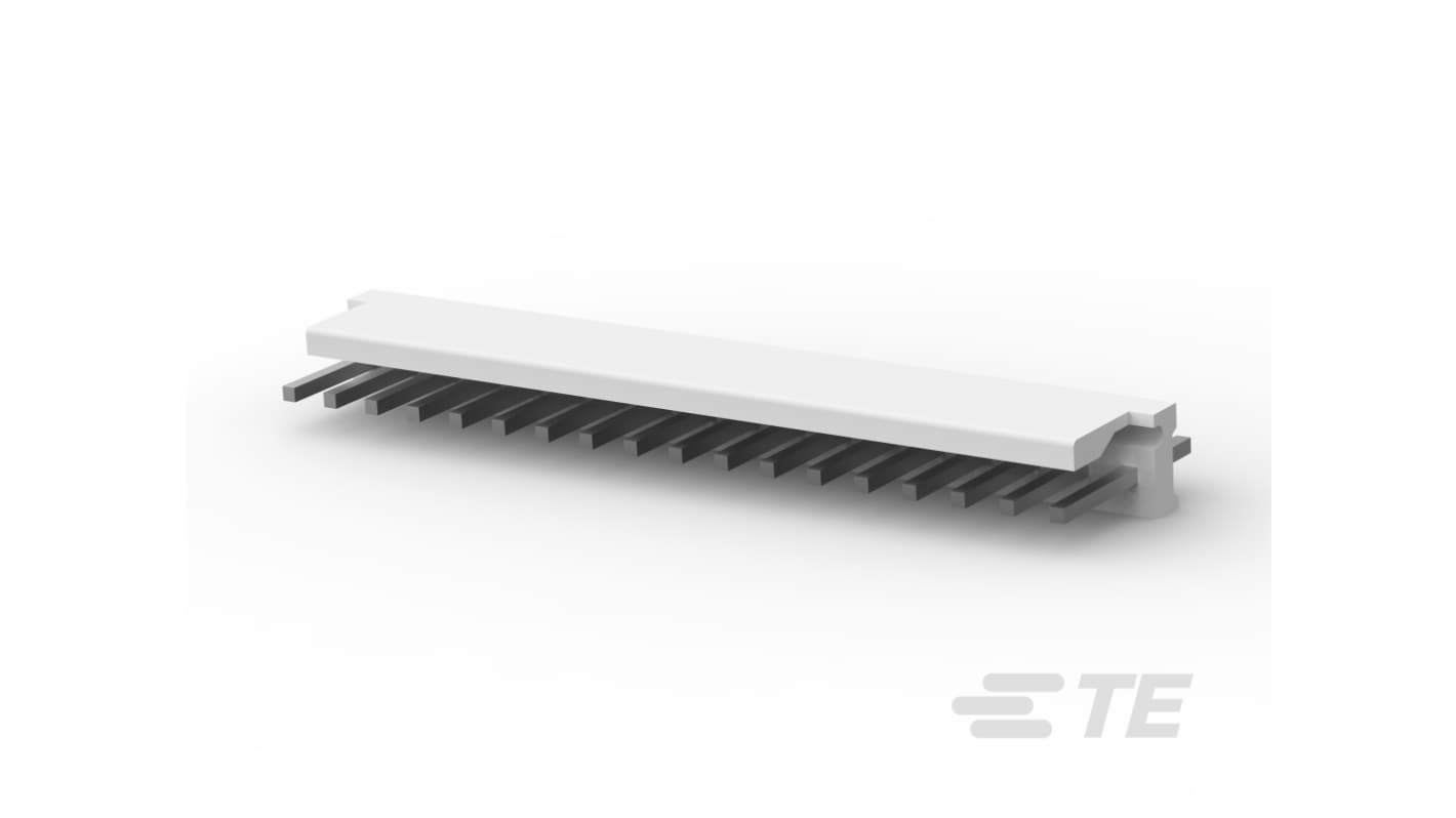 TE Connectivity MTA 156 Series Vertical Board Mount PCB Header, 18 Contact(s), 3.96mm Pitch, 1 Row(s), Shrouded,