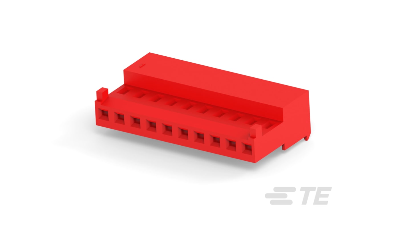 TE Connectivity 10-Way Connector Receptacle for Cable Mount, 1-Row