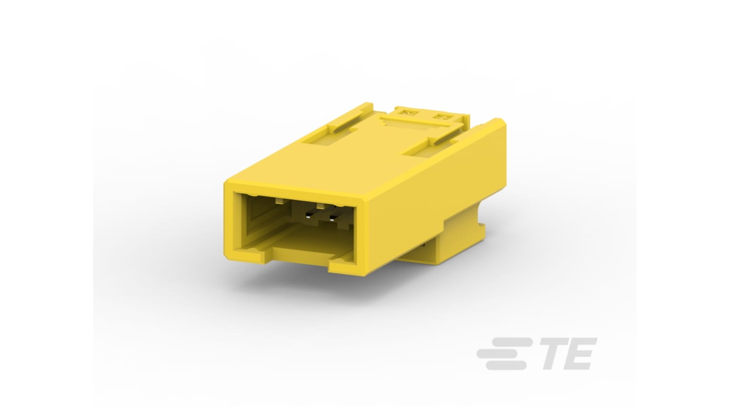 TE Connectivity, Dynamic Series Male Connector Housing, 2.5mm Pitch, 2 Way, 1 Row