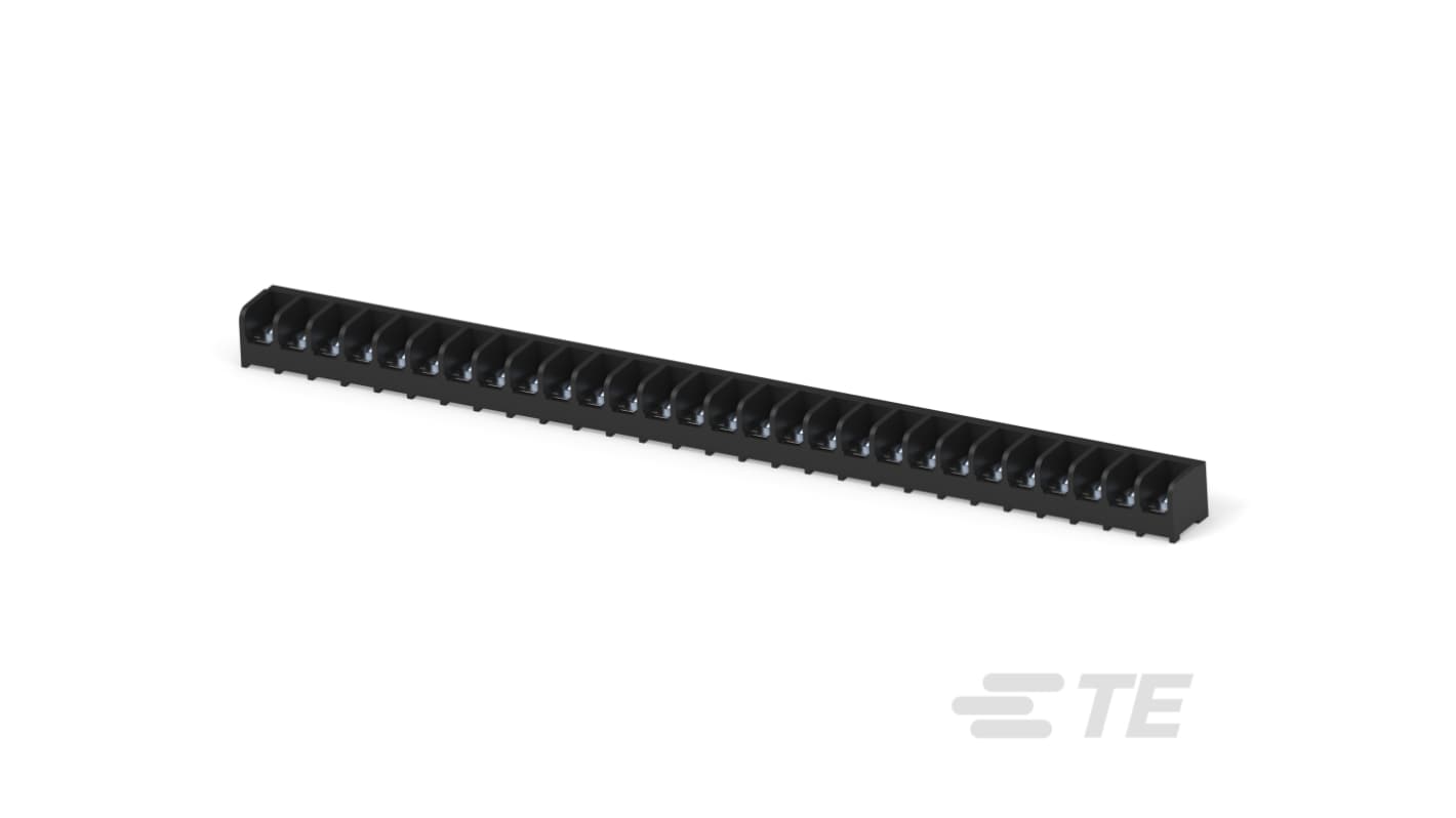 TE Connectivity Barrier Strip, 28 Contact, 9.53mm Pitch, 1 Row, 25A, 300 V
