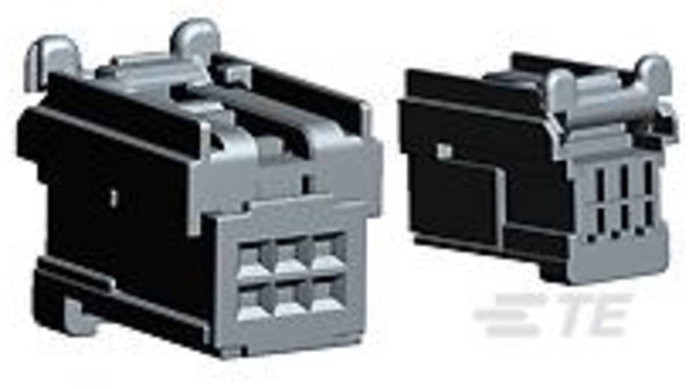 TE Connectivity, 1419158-5, 1419158-5 Female 6 Way Automotive Housings for use with Wire-to-Board, Wire-to-Wire