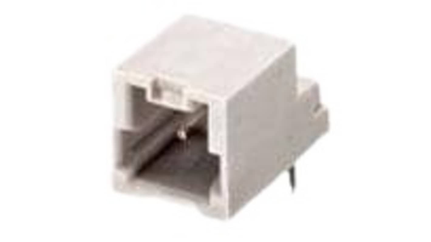 TE Connectivity AMP CT Series Right Angle Board Mount PCB Header, 11 Contact(s), 1.5mm Pitch, 1 Row(s), Shrouded