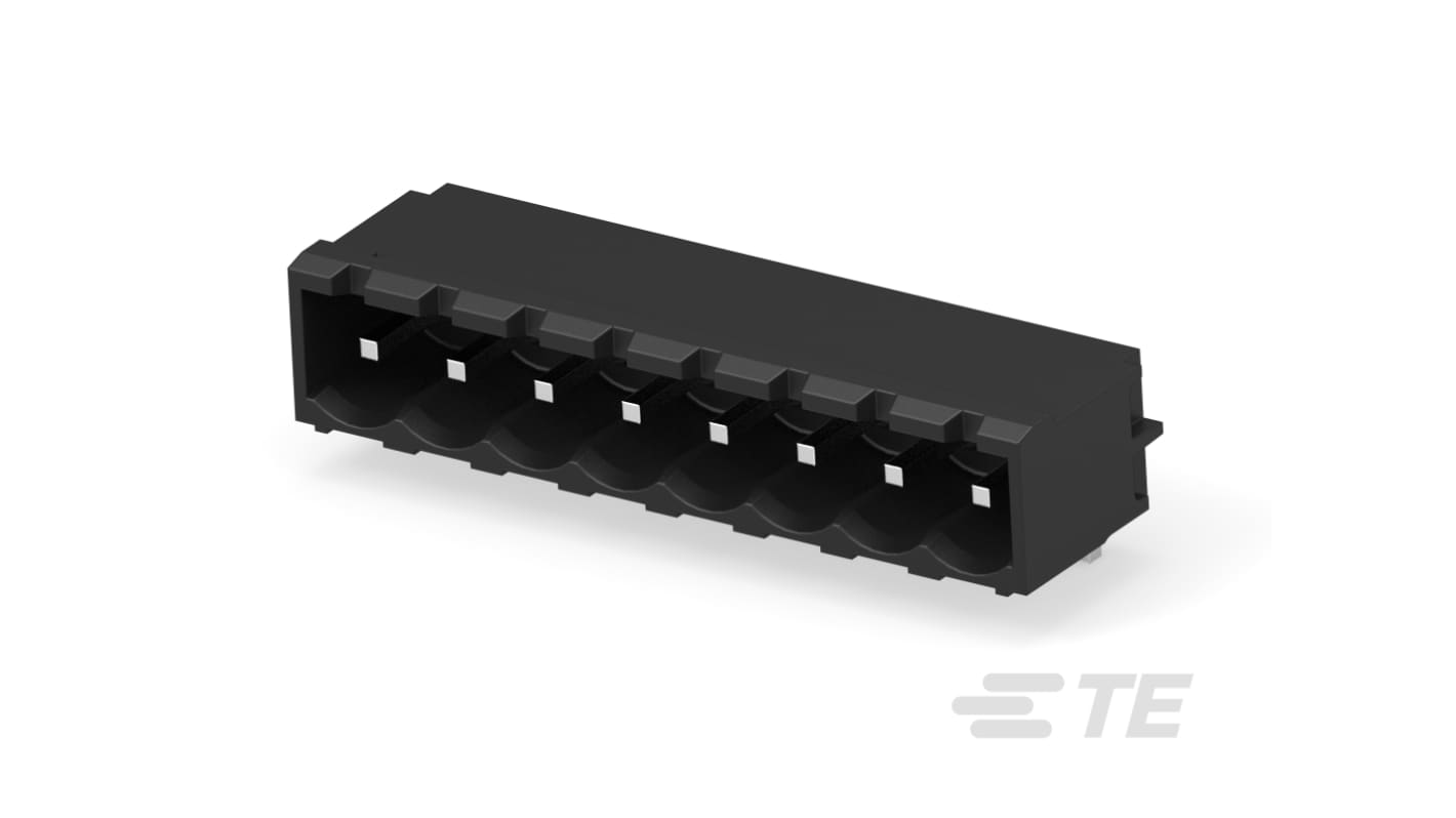 TE Connectivity, 5mm Pitch, Buchanan, 8 Way, Right Angled, Pluggable Terminal Block, Header, Board Mount, Solder,