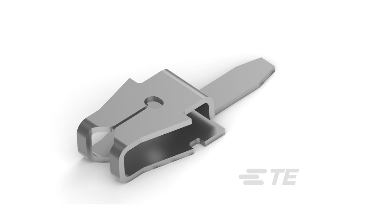 TE Connectivity MAG-MATE Uninsulated Fork Terminal, 31AWG to 29AWG, Silver