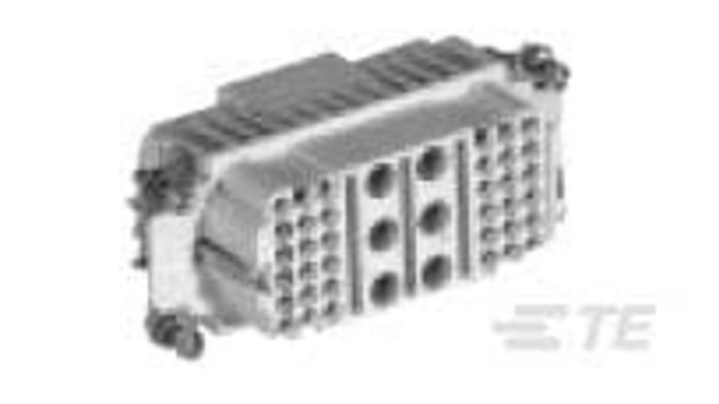 TE Connectivity Contact Insert, HMX Series 42 Way, For Use With Heavy Duty Connectors
