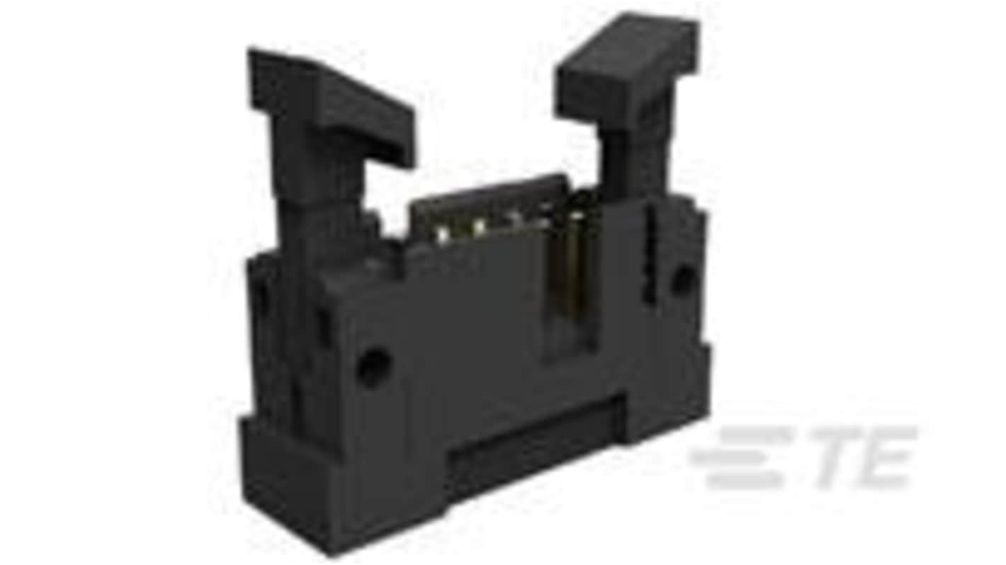TE Connectivity, AMP-LATCH, 1-111492-7 16 Way Vertical Male, Plug FPC Connector, Solder, Through Hole
