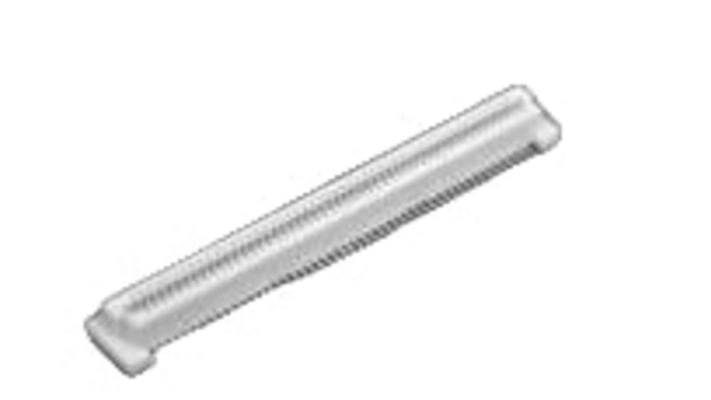 TE Connectivity Free Height Series Vertical Board Mount PCB Header, 100 Contact(s), 0.8mm Pitch