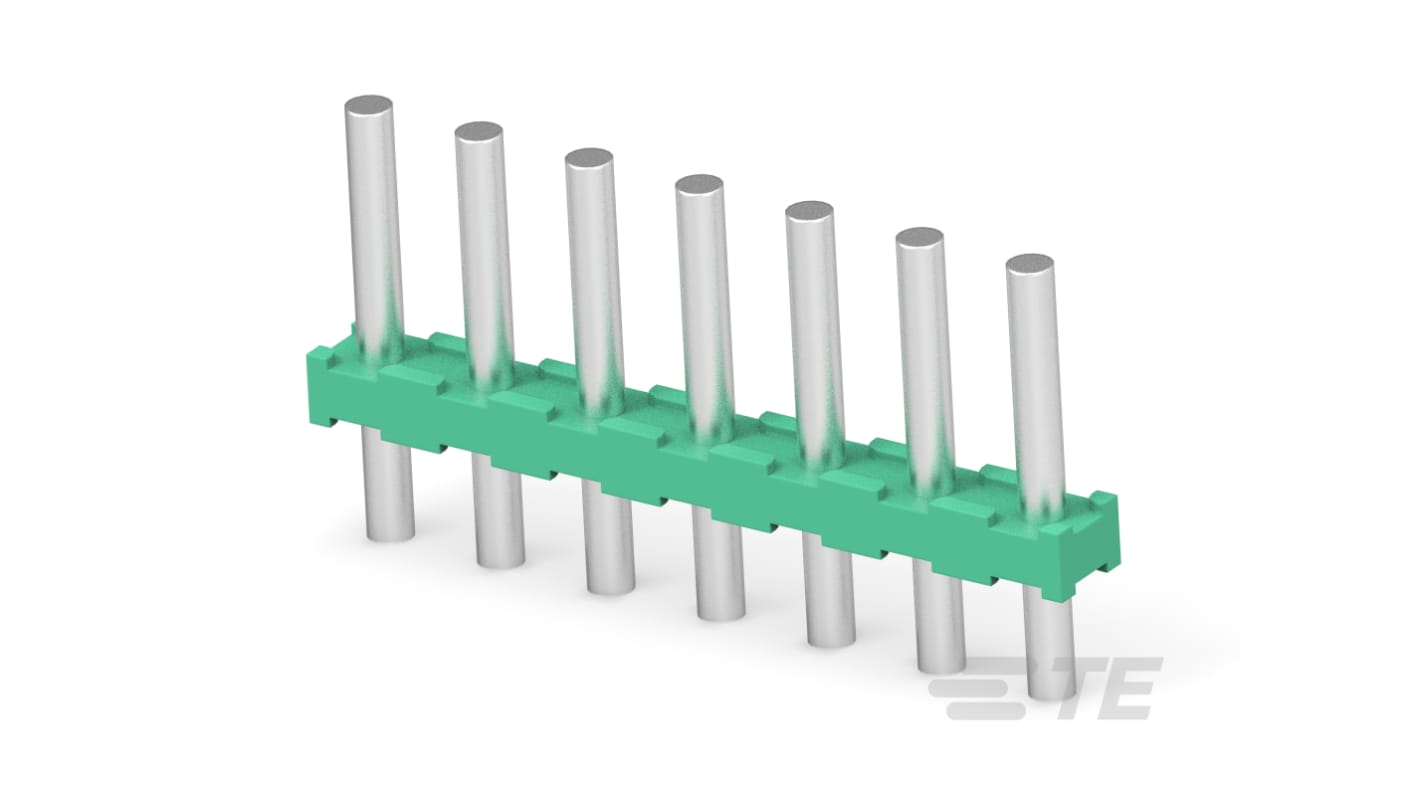TE Connectivity, 3.5mm Pitch, Buchanan, 7 Way, Vertical, Pluggable Terminal Block, Plug, Board Mount, Through Hole