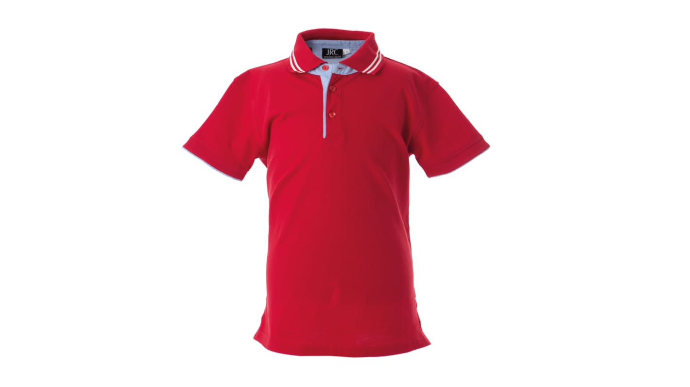 JRC 990914 Red 100% Cotton Polo Shirt, UK- XL, EUR- XL
