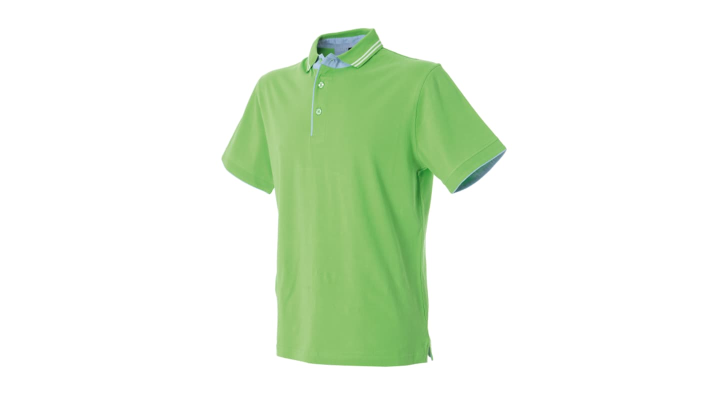 JRC 990906 Light Green 100% Cotton Polo Shirt, UK- S, EUR- S