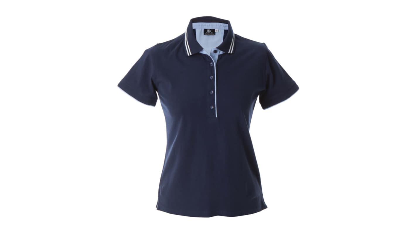 JRC 989660 Navy 100% Cotton Polo Shirt, UK- XL, EUR- XL